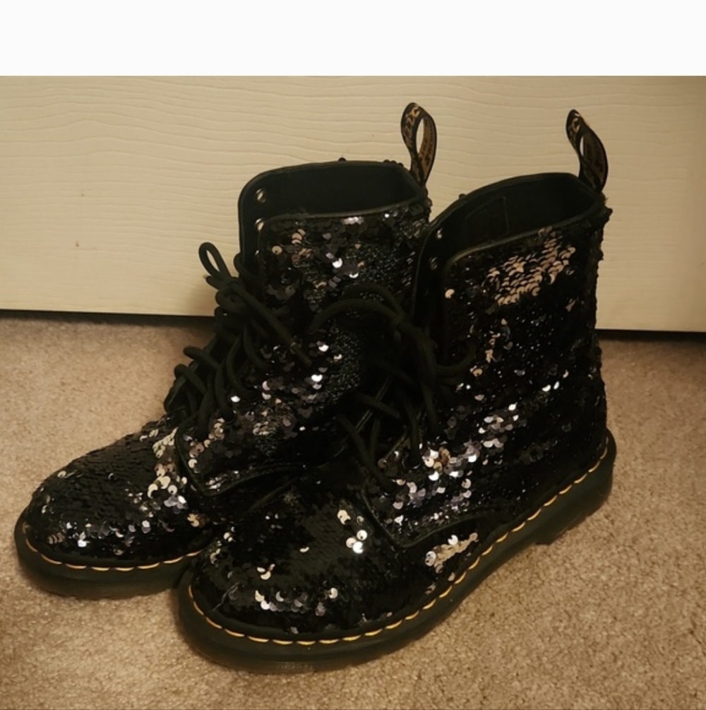 Dr. Martens 1460 Pascal Sequin Women's Boots